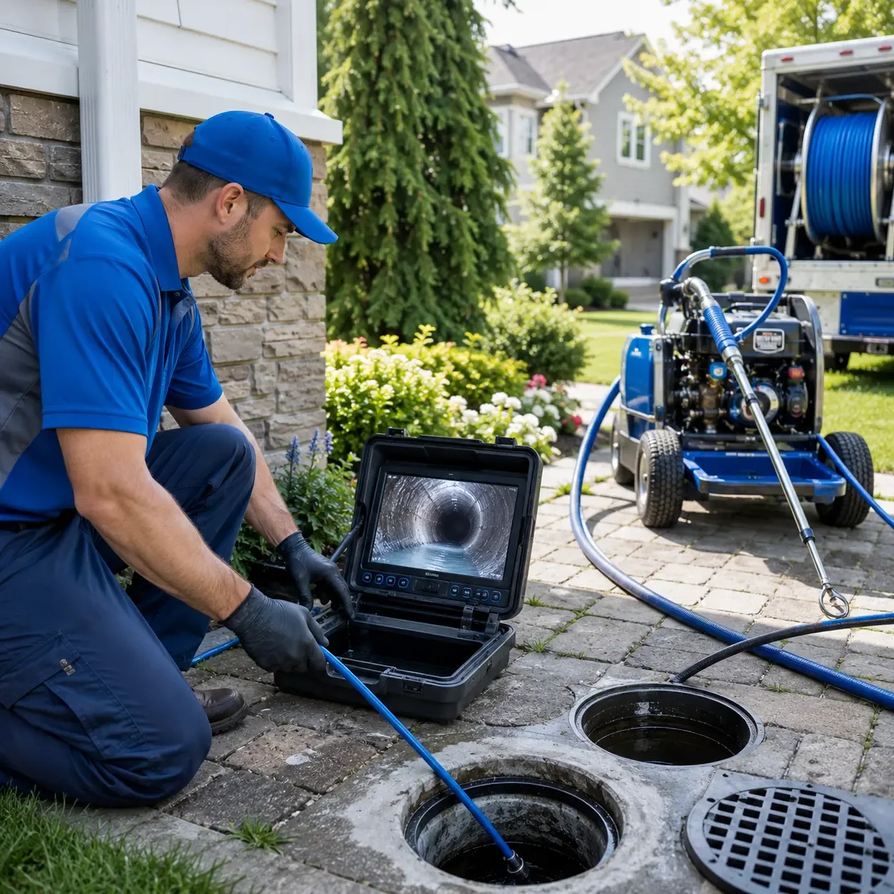 Outdoor drain cleaning professionals serving Marion, IN